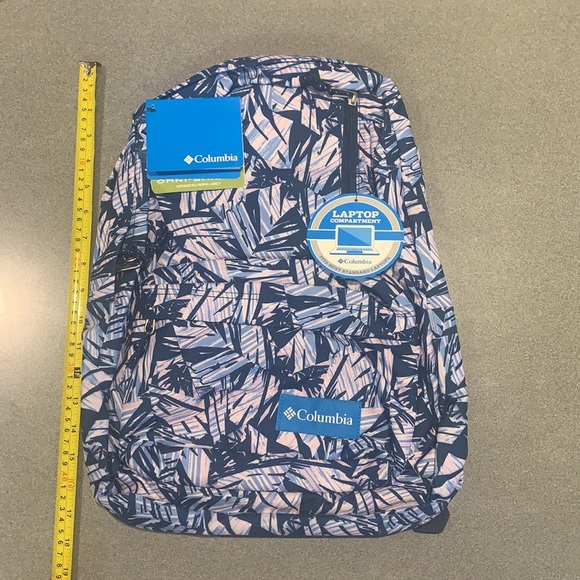 New* Columbia Backpack-Tropica Carbon(Purple/Navy) - Picture 2 of 12
